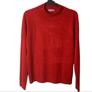 Laura Scott Red Long sleeves Sweater Size XL
